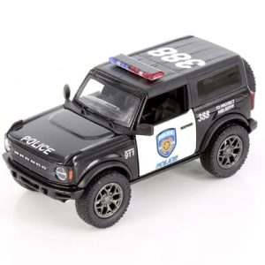 Ford Bronco Politie (Zwart) (12 cm) 1/36 Kinsmart