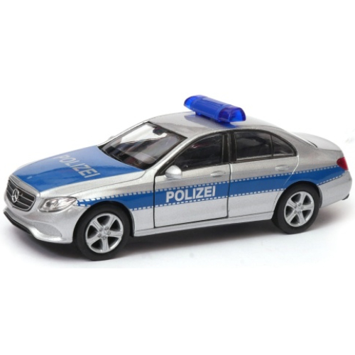 Mercedes-Benz E-Klasse Politie (Zilver) (12 cm) 1/34 Welly