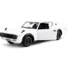 Nissan Skyline 2000 GT-R 1973 (Wit) (20 cm) 1/24 Maisto