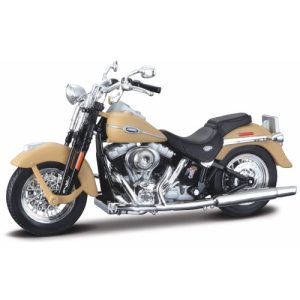 Harley Davidson FLSTCI Softail Springer Classic 2005 (Beige) (12 cm) 1/18 Maisto