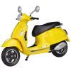 Vespa GTS Super Scooter 2020 (Geel) (15 cm) 1/12 Welly