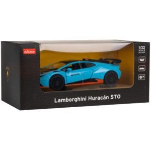 Lamborghini Huracán STO (Blauw/Oranje) (15 cm) 1/32 Rastar