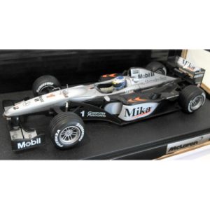 McLaren MP4-15 Mika Hakkinen F1 (Zwart/Zilver) (25 cm) 1/18 Hot Wheels