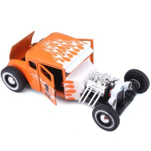 Ford Model A Harley Davidson (Oranje) (16 cm) 1/24 Maisto