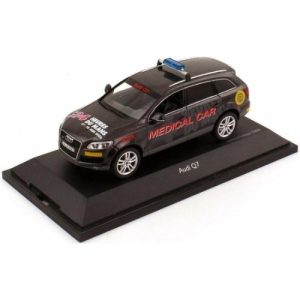 Audi Q7 Safety Car (Zwart) (10 cm) 1/43 Schuco